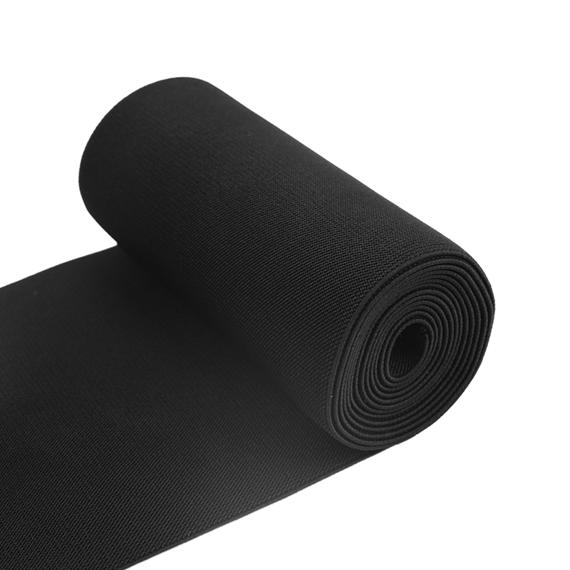 Dây thun dệt màu đen 8 inch